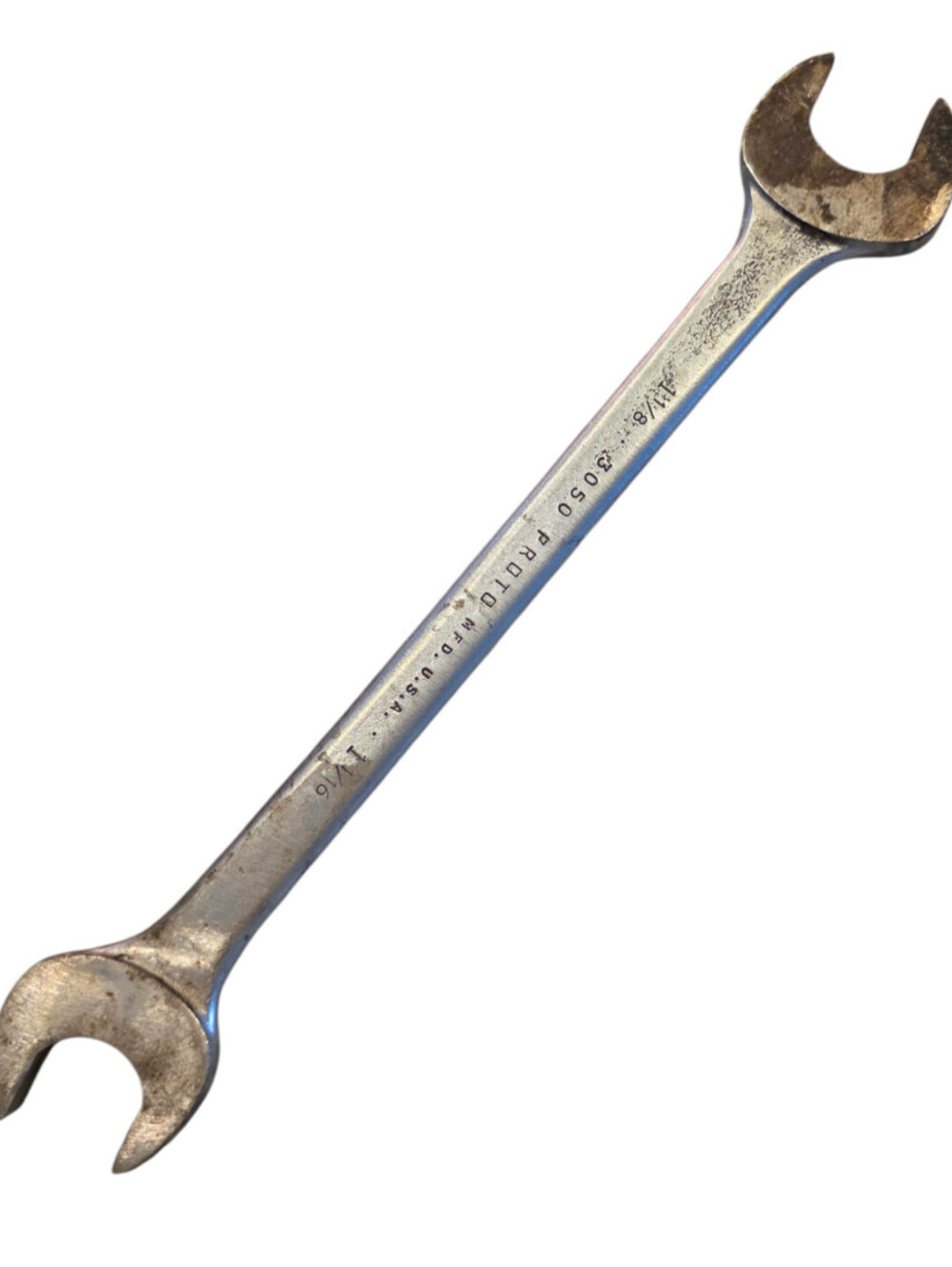 Vintage Proto double open-end wrench 1 1/8 Made in USA 3050